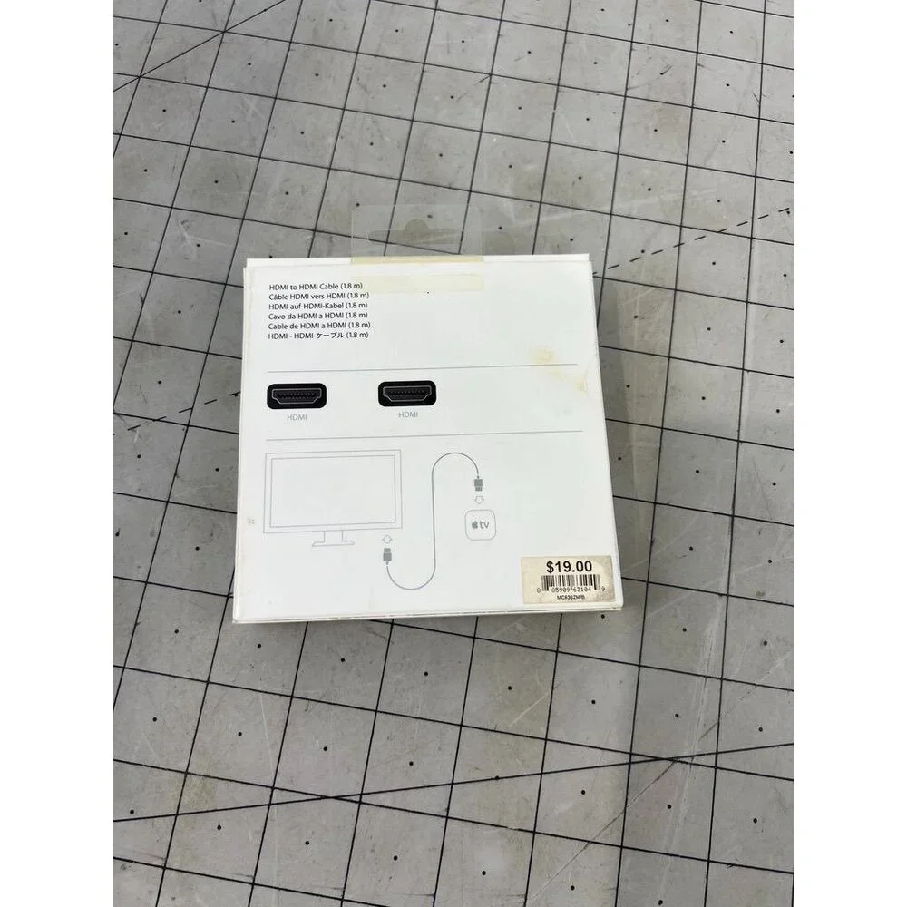 Apple HDMI To HDMI Cable 1.8M Black For TV/Monitor Connection New